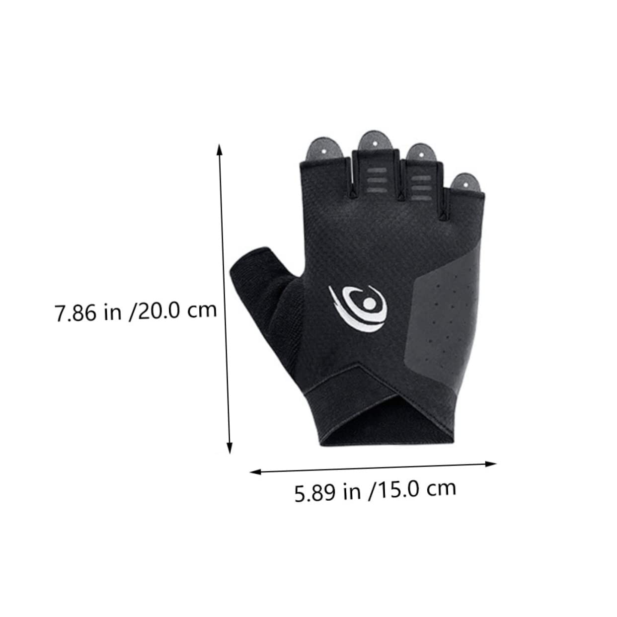 BESPORTBLE 1Pair Half Finger Cycling Gloves for Men and Women Lightweight Breathable Slip Fitness Gloves for Weightlifting Yoga Outdoor Sports and Biking