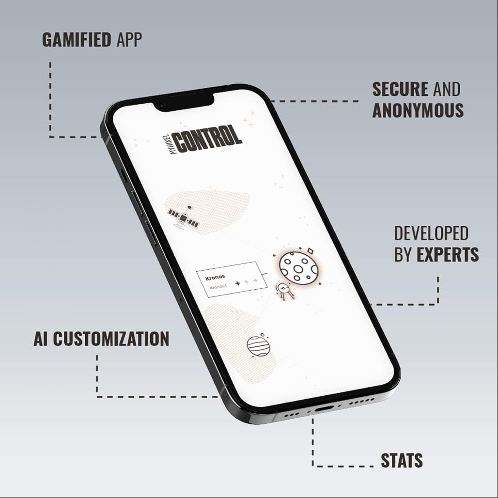 MYHIXEL CONTROL I | Entrenamiento masculino para eyaculación precoz | Dispositivo con app guiada sin fármacos ni sprays | Solución natural y discreta