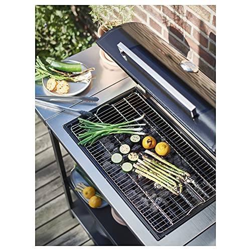 Table d'appoint extérieur GRILLSKÄR ProTuning acier inoxydable noir 30x61 cm - 5