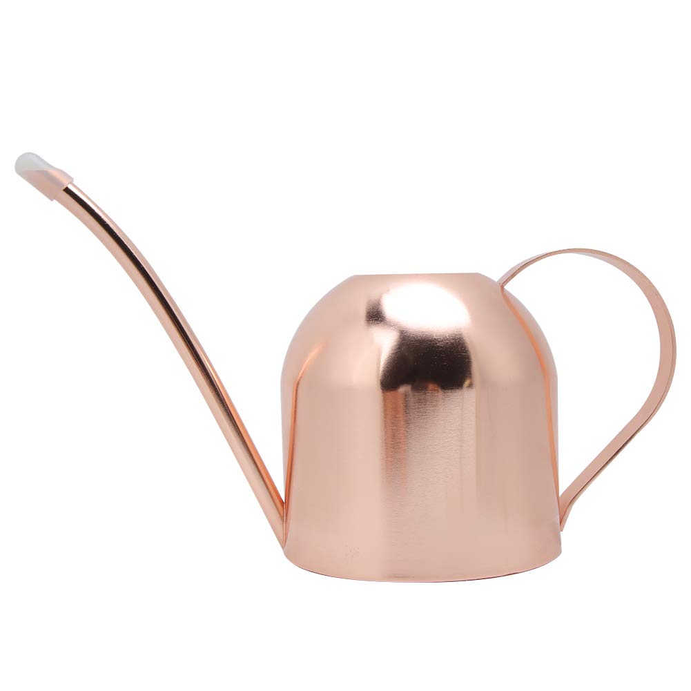 WeikeyaWatering Can, Stainless Steel Made 26.5cm 1000ml/35.27oz Spout Watering Kettle for Green Plant Indoor Watering Small Water Gardening Tools(Copper),Other watering and irrigation supplies