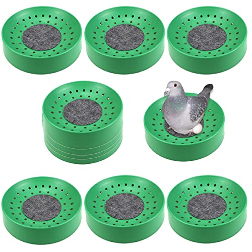 10 Pcs Plastic Pigeon Nest Bird Nest Bowls Pigeon Nest Bowl Breeding Hatching Nest for Pigeons Quails Breeding Hatching