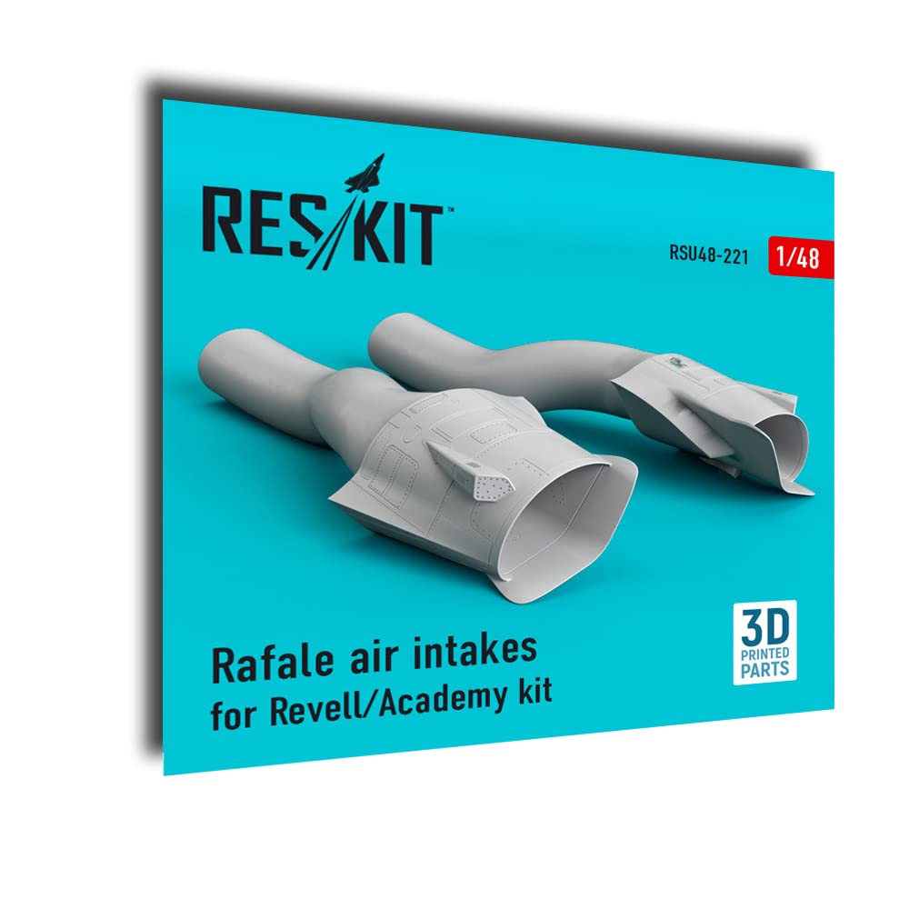 Reskit RSU48-0221 1/48 Rafale air intakes for Revell/Academy kit (3D Printing)