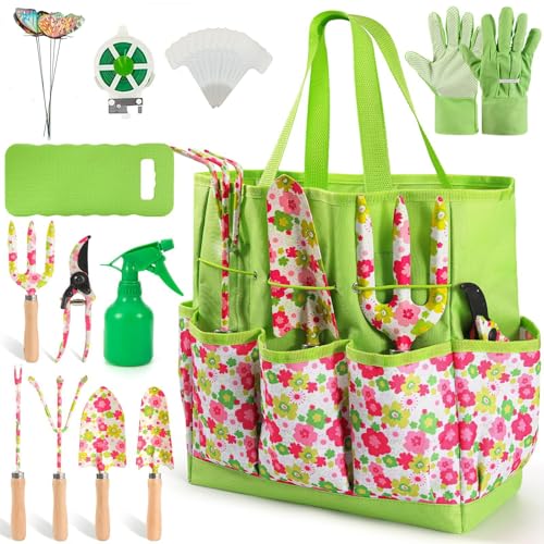 Heavy Duty Floral Gardening Tools Kit - 26PCS Gardening Tool
