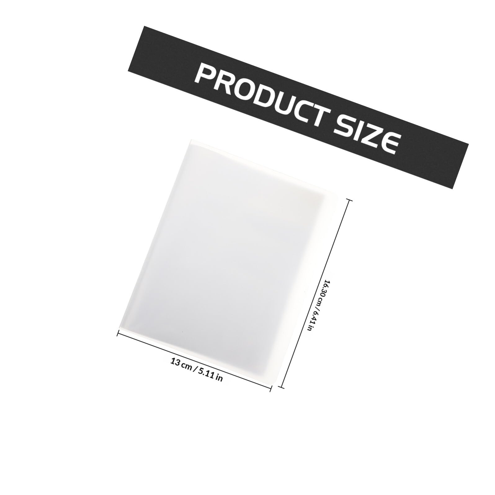 BESTYASH Cartellina Portadocumenti Trasparente A6 in Plastica Pp 4 Tasche Multiple per Ufficio, Custodia e Organizer Multipurpose per Biglietti e Documenti
