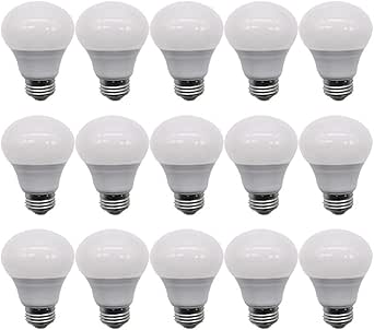 6 Pack 7W LED Bulb A19 E27,56W Incandescent Bulb Equivalent Medium Screw LED Light Bulb,Non-Dimmable Daylight White 6000K - View #11
