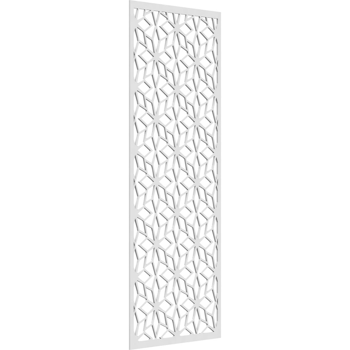 29 3/8"W x 74 3/8"H x 3/8"T Lake Decorative Fretwork Wall Panels in Architectural Grade PVC