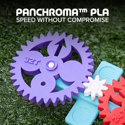 Image of Polymaker Panchroma PLA Purple 3D Printer Filament, 1.75mm, 1kg Spool, Easy to Print, High Speed Printing, Tangle Free, AMS Compatible, Perfect for Toys, Decor, Miniatures, Models & Cosplay