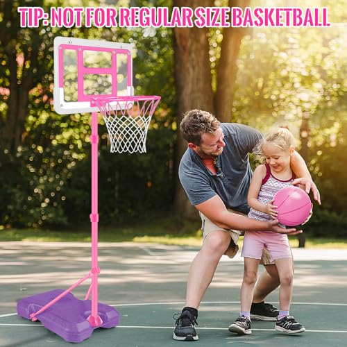 image for GMAOPHY Kids Basketball Hoop with Stand, Adjustable Basketball Set, To