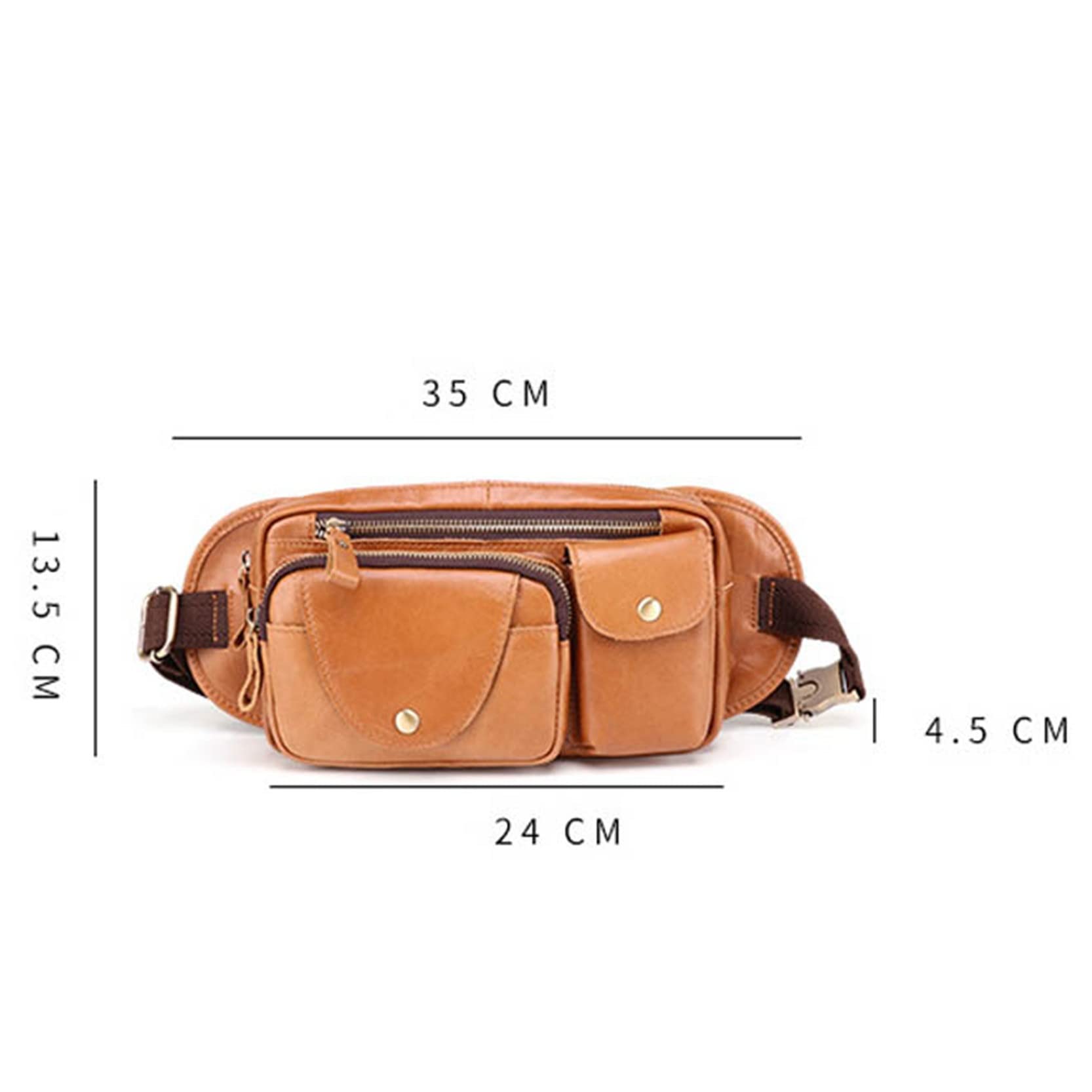 Marsupi Running Unisex, Borsa in vita in vera pelle da uomo Fanny Pack Festival da viaggio Festival in esecuzione escursionismo Ciclismo arrampicata Sport Outdoor Sport Bum Bag Sacchetto del telefono