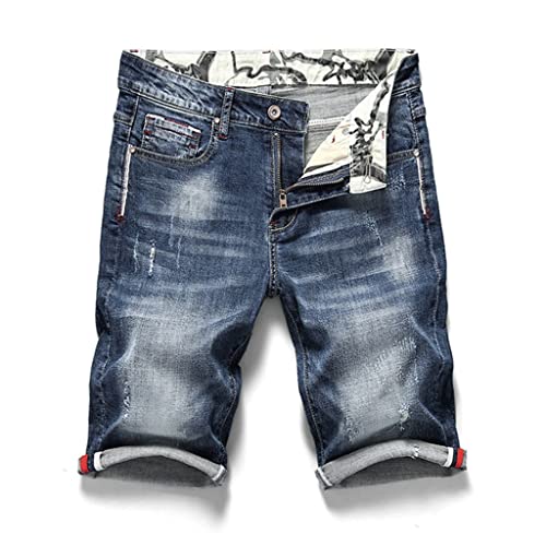 Short denim masculin élastique idéal pour les journées d'été décontractées en ville