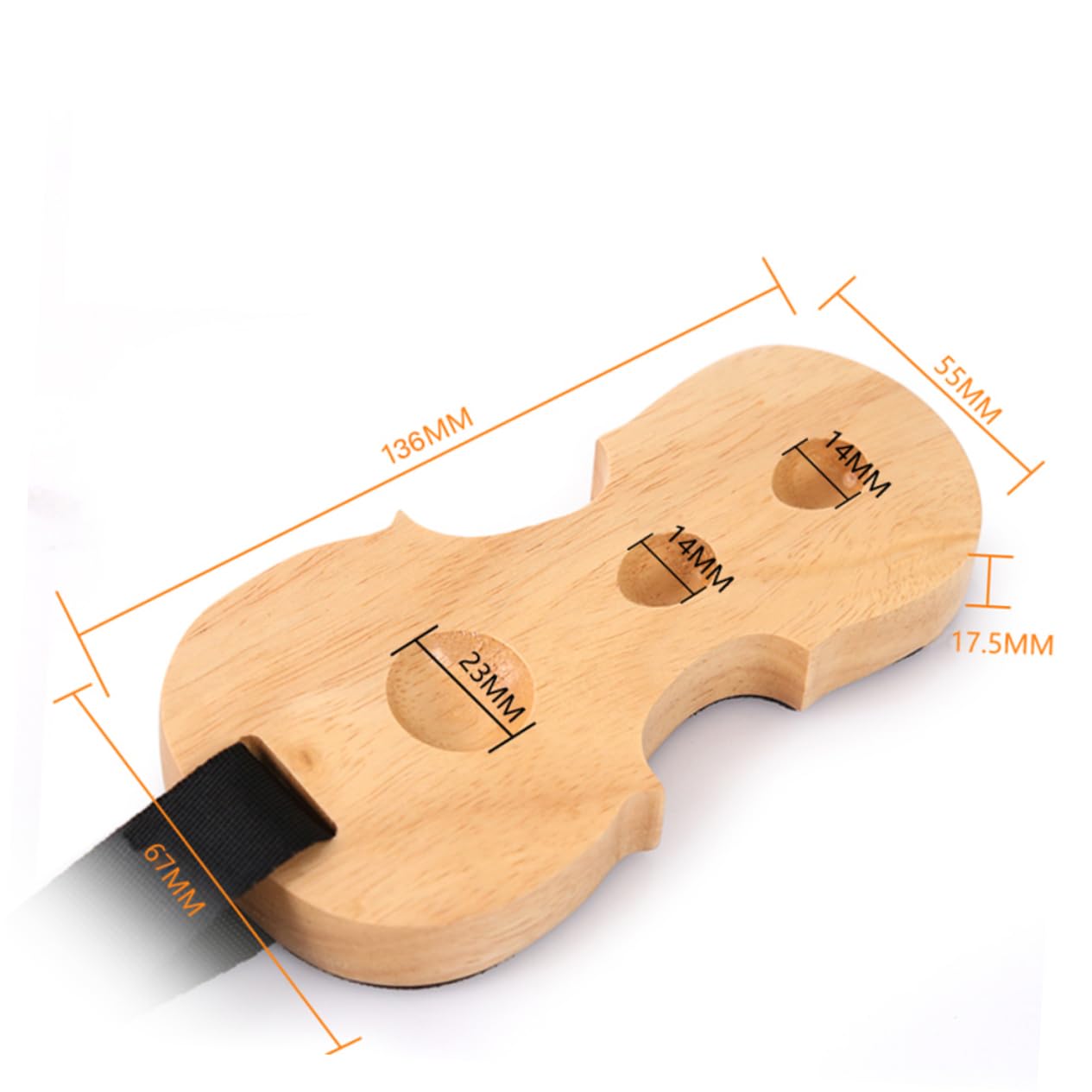 FAVOMOTO Cello End Pin Stopper Slipstop Endpin Rest for Cello Non-skid Mat Wooden Floor Protector