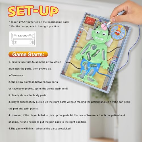 Operated Monster juego de mesa educativo para niños miniatura 6