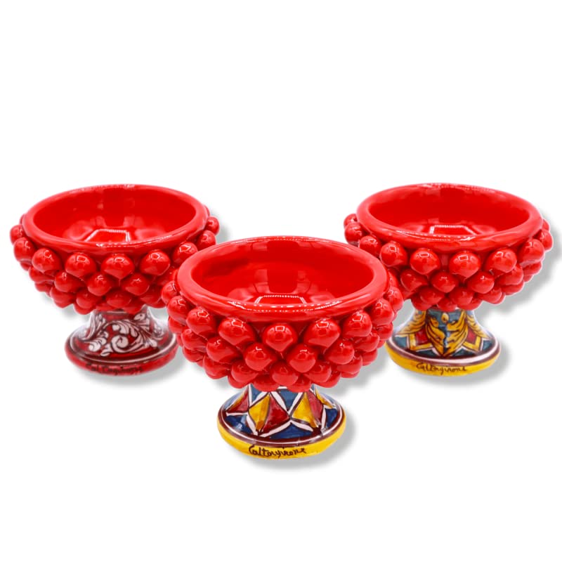 Mezza Pigna Caltagirone SICILIA BEDDA vase pour décoration de table