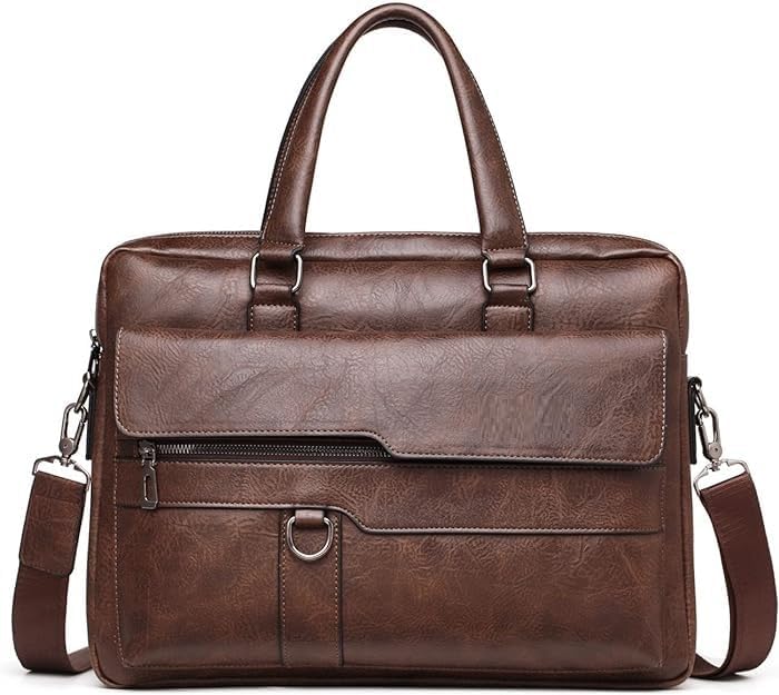 MAHVIW Mens Crossbody Bag, Vintage PU Leather Bag Mens Handbag Messenger Bag Men Shoulder Bags Male Laptop Briefcase Bag Casual Men Handbags for Men (BROWN) (B0CLJ9P1WK) Amazon Price History, Amazon Price Tracker