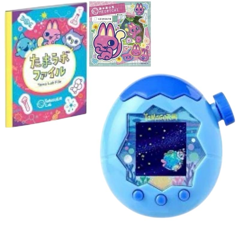 たまごっち　パラダイス　ブルーウォーター　美品　みゃおっちステッカー付き Amazon | Tama gotchi Paradise - Blue Water 早期購買特典 たま