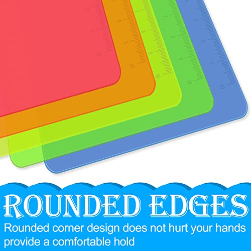 Herkka PLASTICCLD-15-170G Clipboards, Herkka 15 Pack Upgrade Plastic Clipboards Low Profile Clip Standard A4 Letter Size, Assorted Transparent Color thumb #4