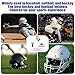 Football Helmet Repair Kit, Including Stainless Steel R-Shape Soccer Visor Clips, Nuts, Screws, Rubber Gasket, Baseball, Softball, Hockey, Football Helmet Hardware Kit