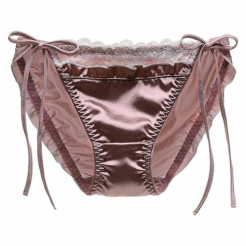 Culotte femme lot de 3 slip dentelle lacet satine panties M