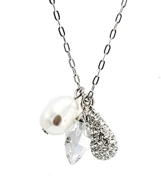 SWAROVSKI ネックレス 5512732 シルバー チャーム3個 So Cool Amazon | [スワロフスキー] ネックレス 5512732 SO COOL CLUSTER
