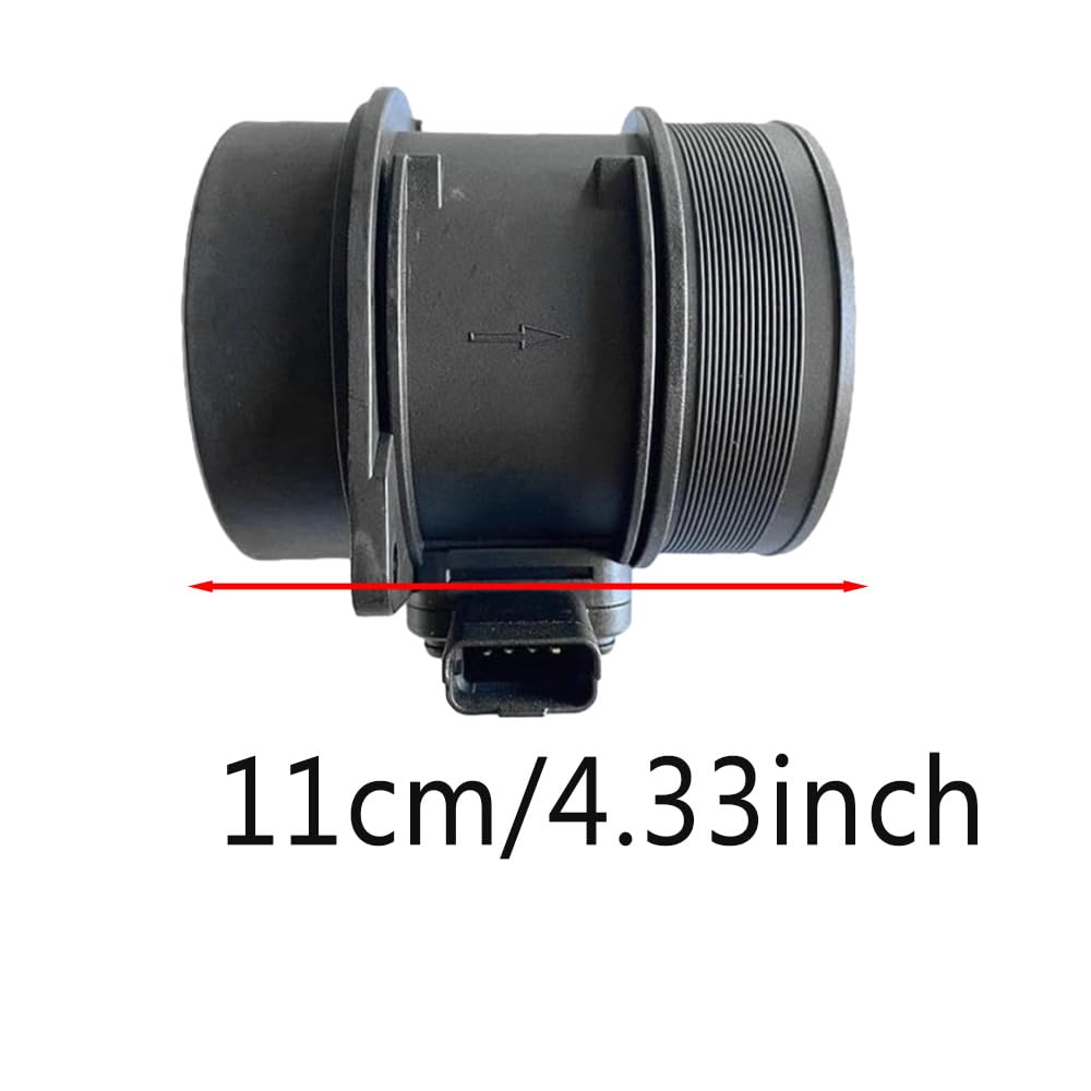 Sensore di flusso d'aria MAF Kacepar 5WK97002 compatibile con Citroen Jumpy Box Fiat Scudo Ford Peugeot 02/2007–2012 1 pz