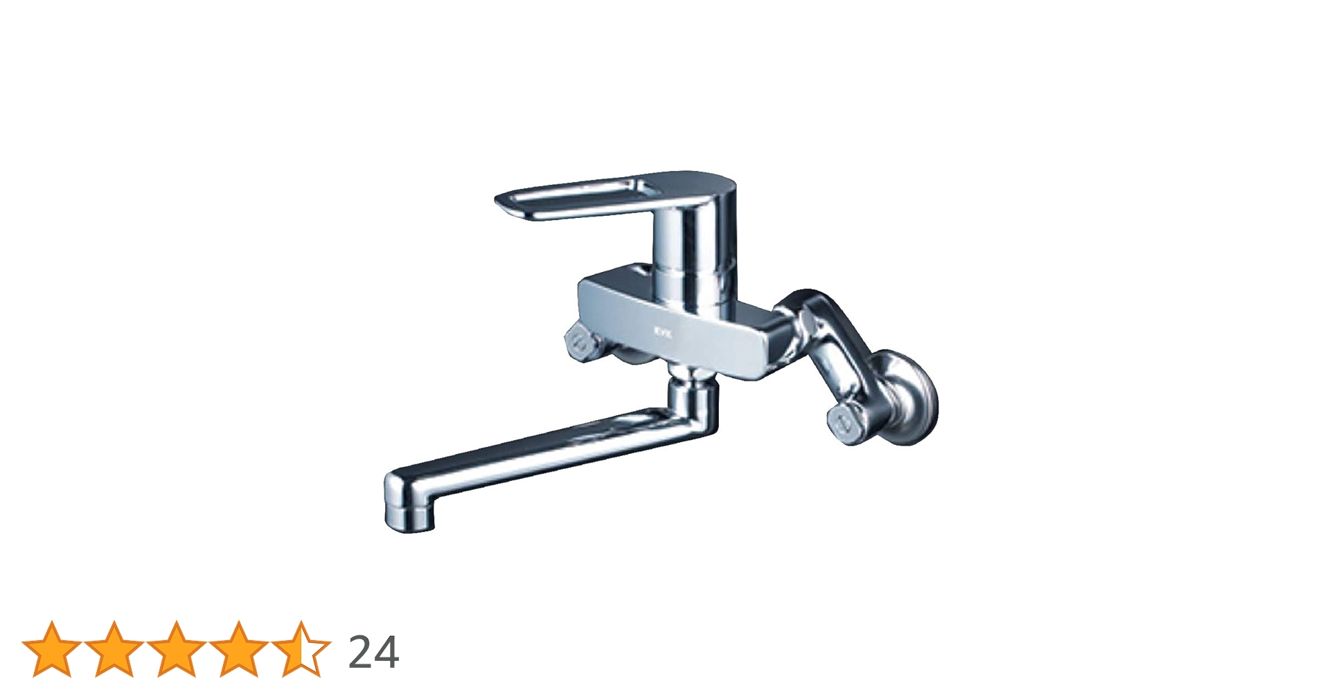 MSK110KT 壁付シングル混合栓 KVK 【未開封】 シングル混合栓：MSK110KT｜キッチン用水栓：壁付シングルレバー