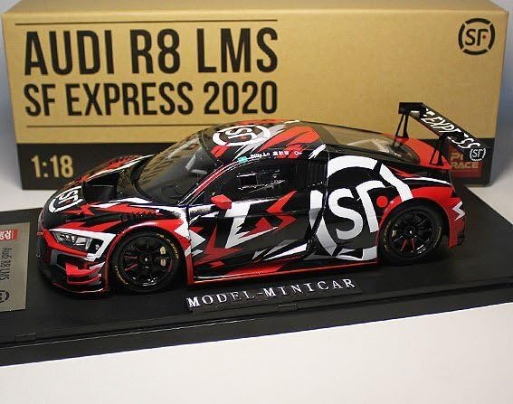 ▲最後1台！限定品！TINY 1/18 アウディ AUDI R8 LMS SF Express 2020 POP RACE