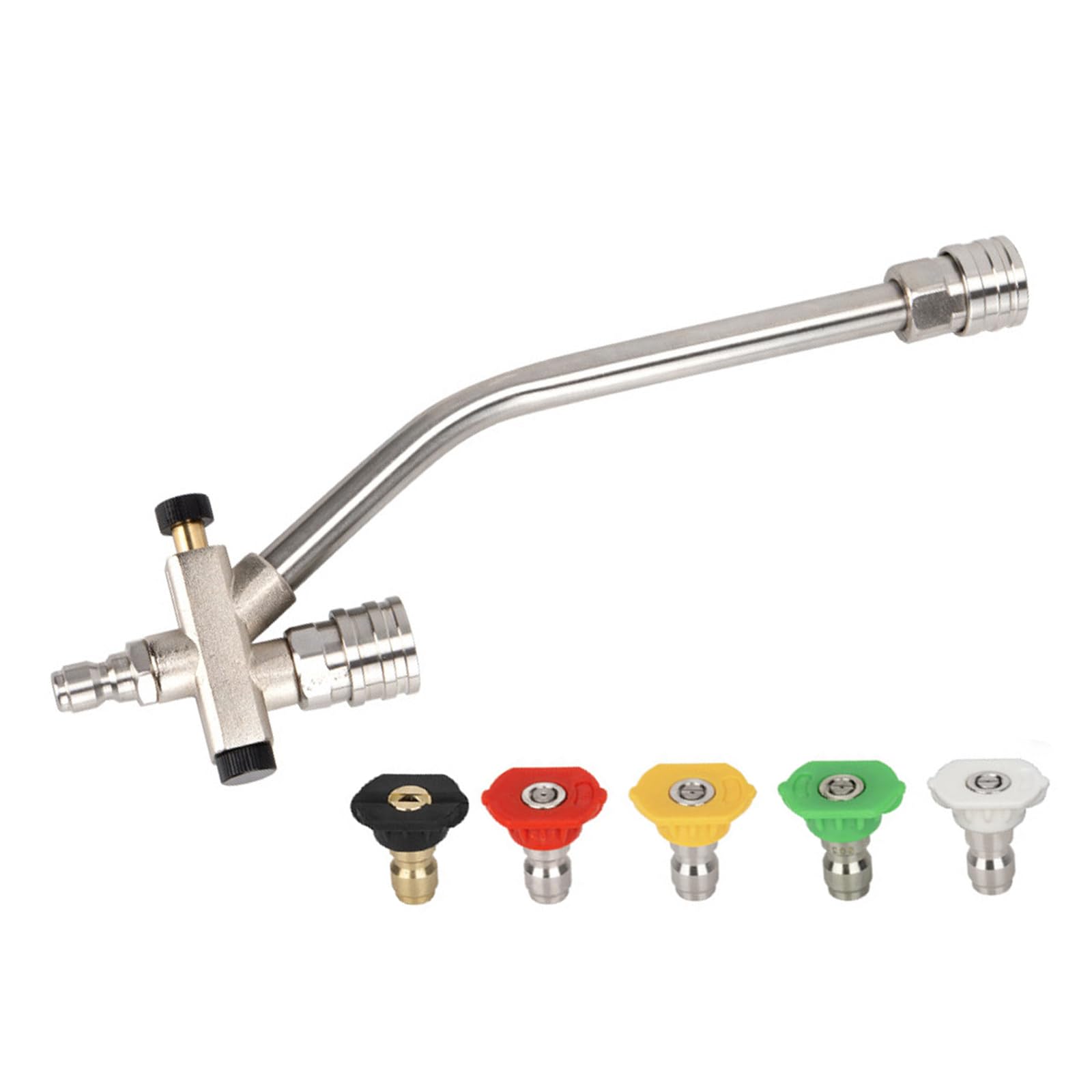 Pressure Washer Extension Wand Pressure Washer Wand Stainless Steel Extension 1 / 4inch Quick Connection Garden Hose Sprayers