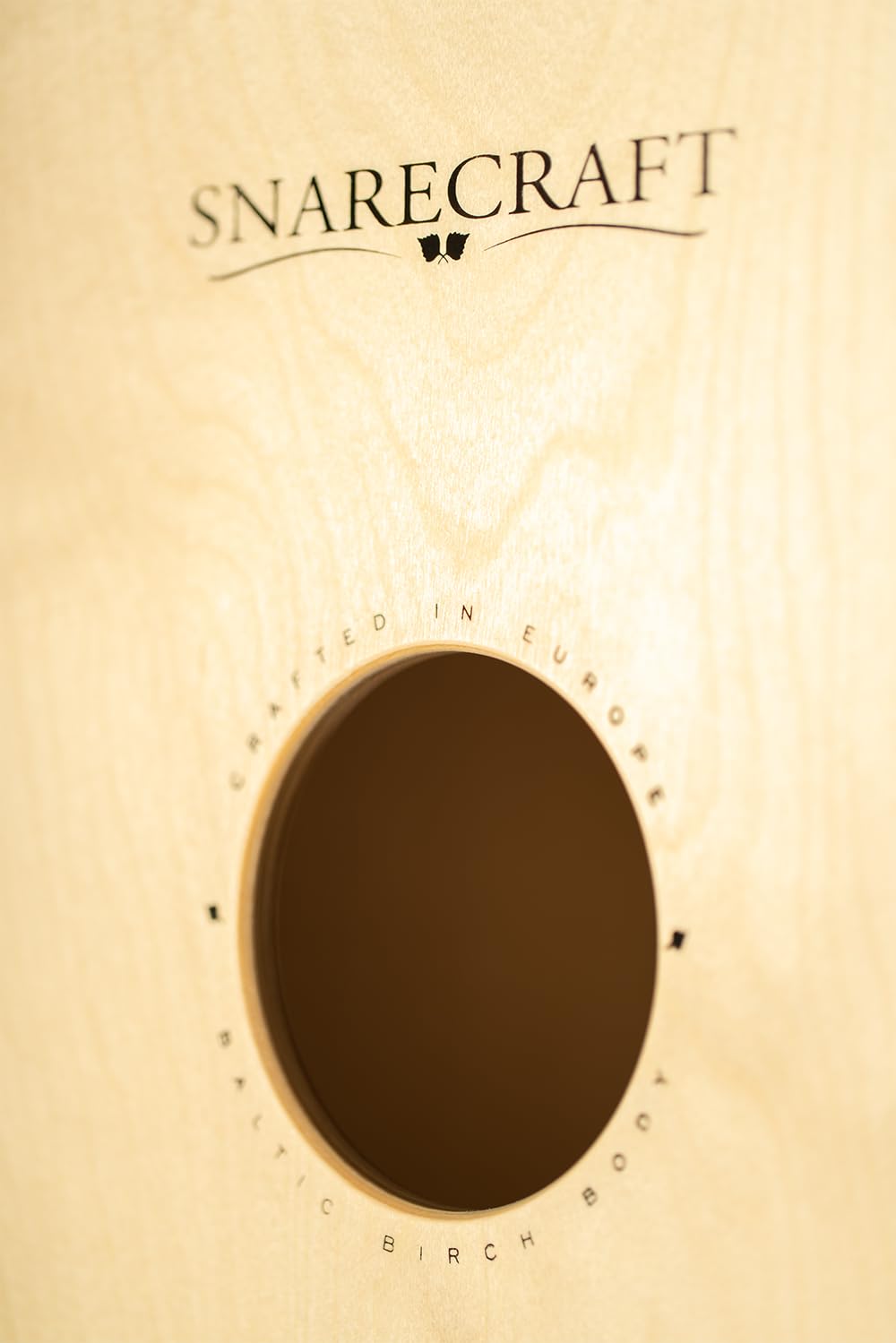 Meinl Percussion Snarecraft Cajon Instrument - Drum Box Compatto con 2 Cordiere - Superficie di Suono Betulla Almond (SC80AB)