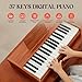 Kids Piano Keyboard, 37 Keys Digital Piano for children, Toddler Music Educational Instrument Toy Wood Piano for 3+ Girls and Boys