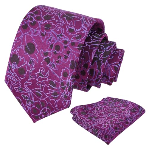 Image of Alizeal Mens 3.15'' Light Color Rustic Tie Handkerchief