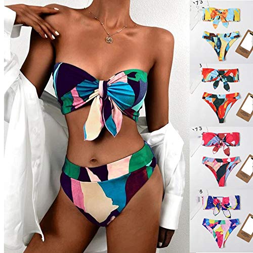 Maillots de bain imprimé strap anti-complexes pour l'été - 3