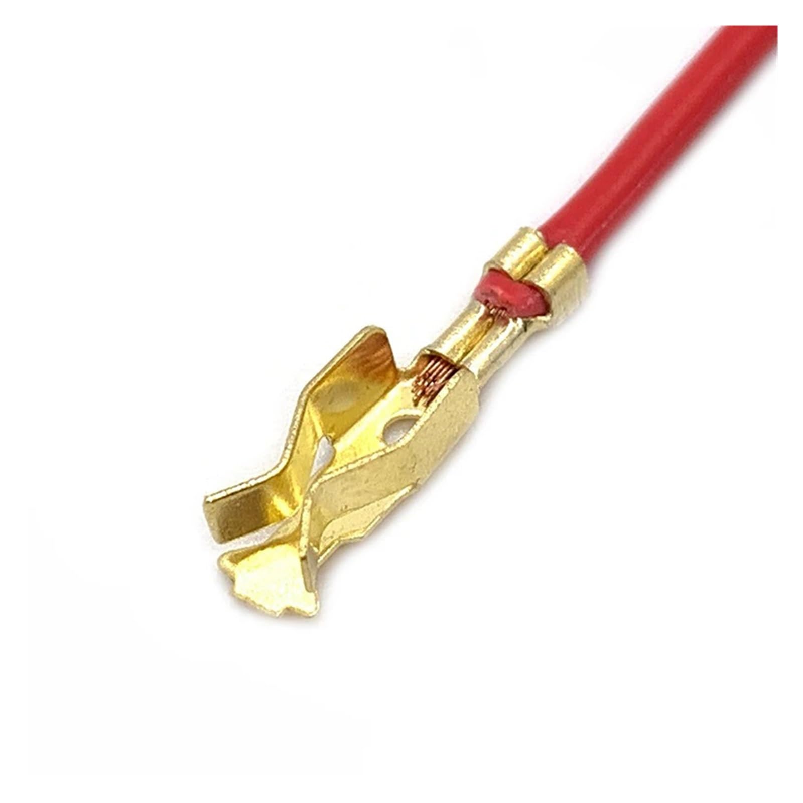 Terminal de prensado automotriz G59 con conector de cobre DJD028-2 que evita caídas de tensión