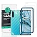 Ibywind Screen Protector For OnePlus Nord[2 Pack],9H Hardness Tempered Glass,With 1Pc Camera Lens Protector,Easy to Install