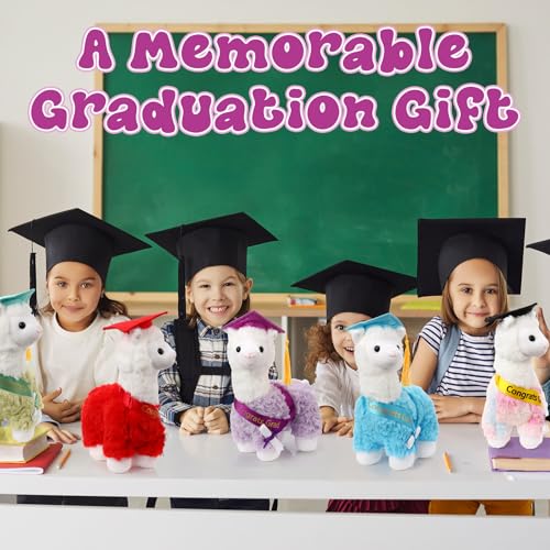 Chalyna 10 inch Graduation Llama Plush Stuffed Animal Class of 2026 Cute Congrats Grad Llama with Cap Diploma and Sash Soft End of Year Graduation Gift Party Decor for Kids Girls Boys(Purple) by Chalyna - Used condition - Image 6