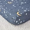 Brandream Space Crib Bedding Sets for Boys 3 Piece Adventures Rocket Galaxy Nursery Set | Astronaut Crib Blanket, Stars Fitted Crib Sheet, Gray Crib Skirt Included #1