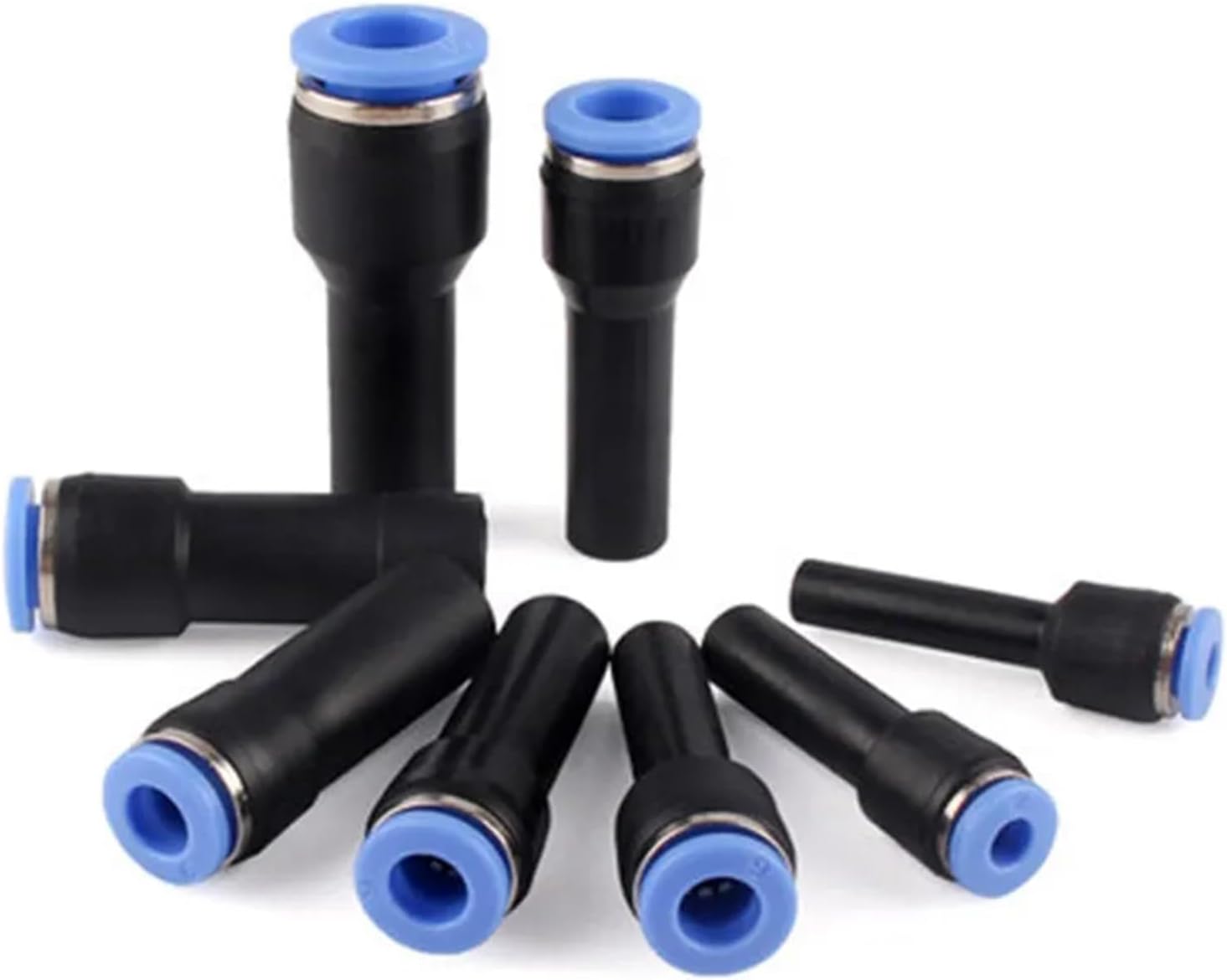1PCS/5PCS Pneumatic Connector Fittings Plug Push in Reducer through PGJ 6/8/10/12mm Tube To 4/6/8/10mm Tube(PGJ 10-6,5PCS)