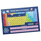 Affiche du tableau périodique : cœur de référence parfait pour toute salle de classe de sciences, chambre d'enfant ou environnement d'enseignement à domicile, tableau périodique