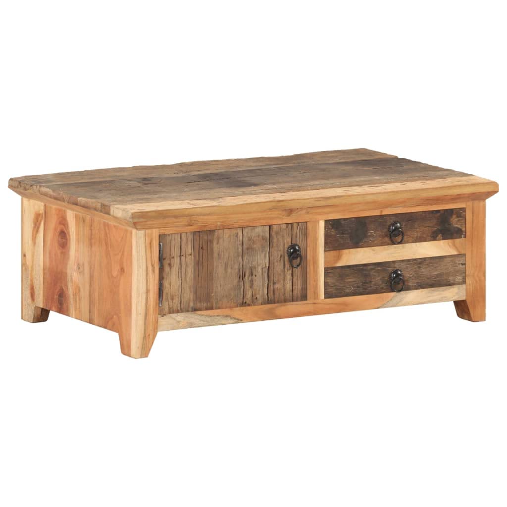 Couchtisch Golden Wohnzimmer Tisch Esstisch Massivholz Altholz Edelstahl Beistelltisch Side Table Möbel Einrichtungen Wohnaccessoires