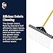 Standard Golf Garden Landscape Rake – 21” Head Garden Debris Rake | Elevate Your Outdoor Spaces with Precision and Efficiency | Ideal for Lawn and Garden Maintenance