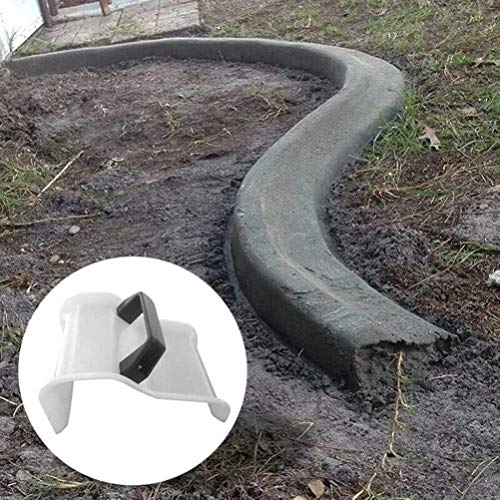 KIMISS Herramienta de Adoquines de Molde de Concreto con - Moldura de Plástico Versátil para Céspedes, Jardines, Patios y Aceras - Fácil de Usar, Liviano, Ideal para la Creación de la Vía de (Como