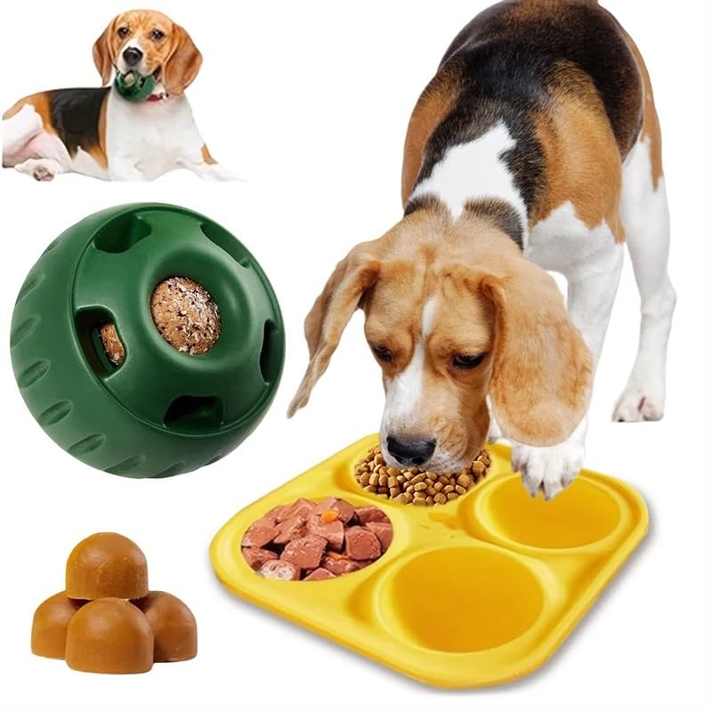 Juguetes for perros con dispensador de comida, rompecabezas for perros, bolas de alimentación, juguetes interactivos de alimentación lenta, juguetes interactivos for perros, juguetes for masticar for