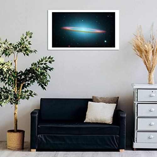 Sombrero Galaxy Hubble sans reflet grand format mat giclée murale - 3