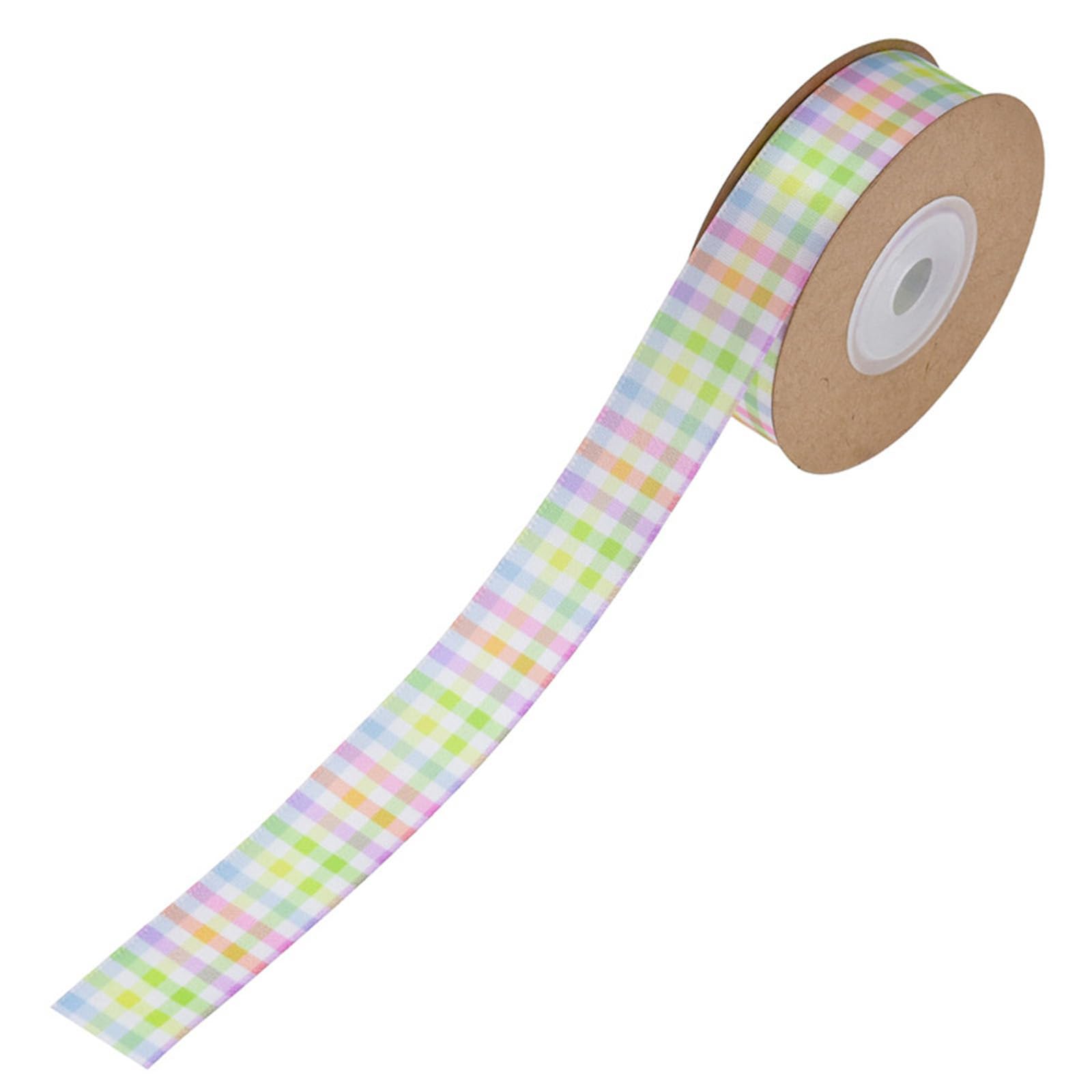 Elnwnnkc Section 6 Colorful Fabric Ribbon For Wrapping Lovely Patterned Ribbon Decorative Easter For Crafting And Scrapbooking Colorful Easter Holiday