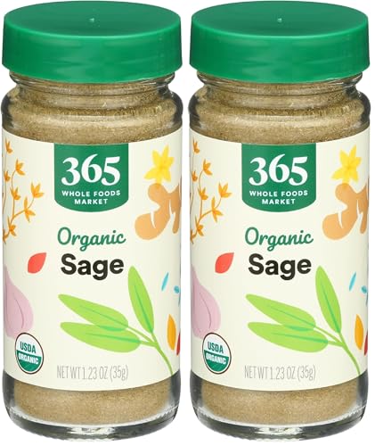 365 by Whole Foods Market, Sage Organic, 1.23 Ounce (Pack of 2) image 4