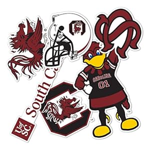 Desert Cactus University of South Carolina Sticker Gamecocks USC Cocky Stickers Vinyl Decals Laptop Water Bottle Car Scrapbook T2 (Type 2)