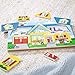 Melissa & Doug Around The House Sound Puzzle - Wooden Peg Puzzle (8 pcs)