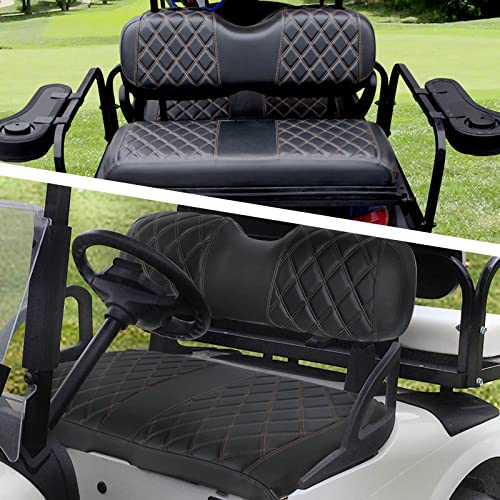 Nokins Golf Cart Diamond Seat Cover Front And Rear Kit Fits Ezgo Rxv Vinyl Seat Covers #TOP15