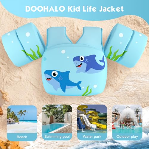 Kids Swim Float Vest for 2-8 Year Olds (28-70 lbs)