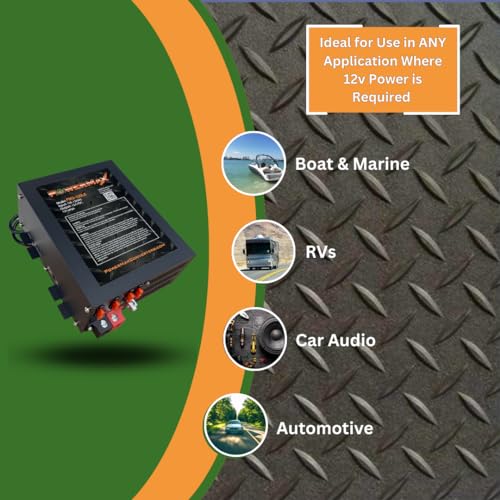 PowerMax PM3-100LK 110V to 12V DV Power Supply Converter Charger for RV 100 Amp -Grade Voltage Converter Modified SINE Wave Inverter - Image 6