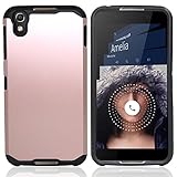 Alcatel One Touch Idol 4 Case, Nitro 49 Case, Telegaming Heavy Duty Dual Layer Hybrid Armor Hard Case Protective Skin Shockproof Cover + Screen Protector For Alcatel One Touch Idol 4 5.2